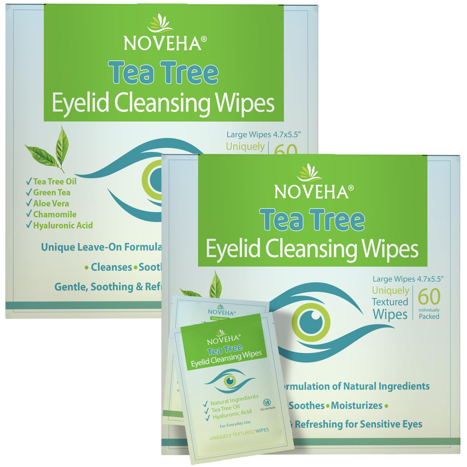 NOVEHA front packaging showing two 120-count packs for easy storage