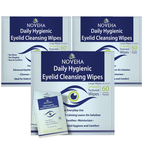NOVEHA front packaging showing 3-pack and quantity for easy identification and storage
