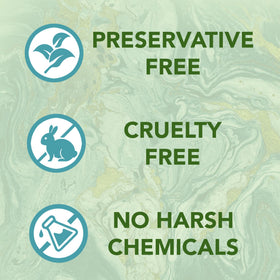 NOVEHA label close-up showing ingredients like tea tree and hyaluronic acid