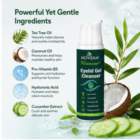 NOVEHA bottle placed on bathroom counter showing daily routine convenience