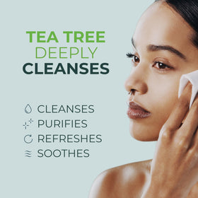 NOVEHA wipe texture close-up showing soft cloth and gentle cleanse