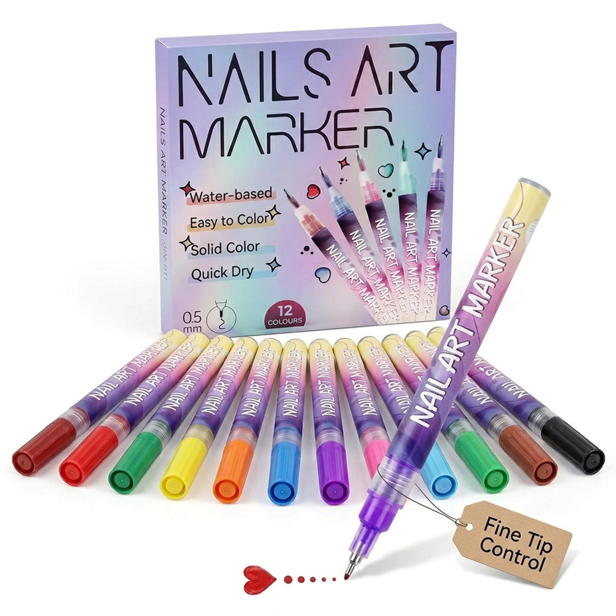 NOVELROCK color palette spread displaying vivid pigments for versatile designs