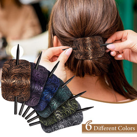 Noverlife lifestyle image of woman wearing barrette adding elegant finishing touch benefit