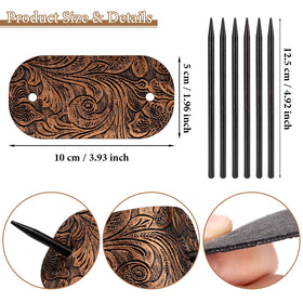 Noverlife side profile of square barrette showing low-profile shape benefit