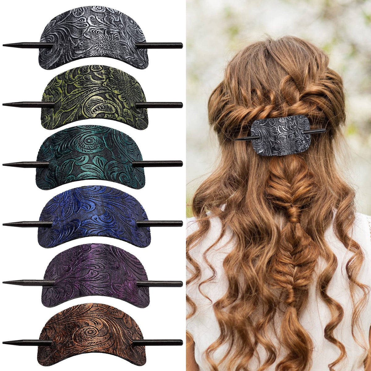 Noverlife barrette held in hand showing compact size and easy handling benefit