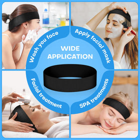 Noverlife stack of headbands top view showing bulk supply for salons