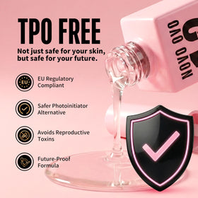 NOVO OVO builder apex close-up reinforcing natural nail durability