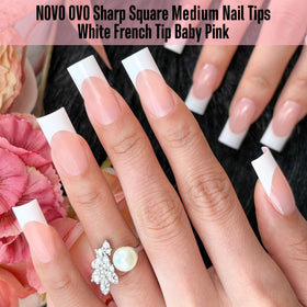 NOVO OVO builder gel top coat and glue displayed for strong bonds