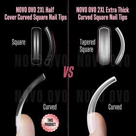 NOVO OVO close-up of curved tip profile illustrating strong natural arch benefit