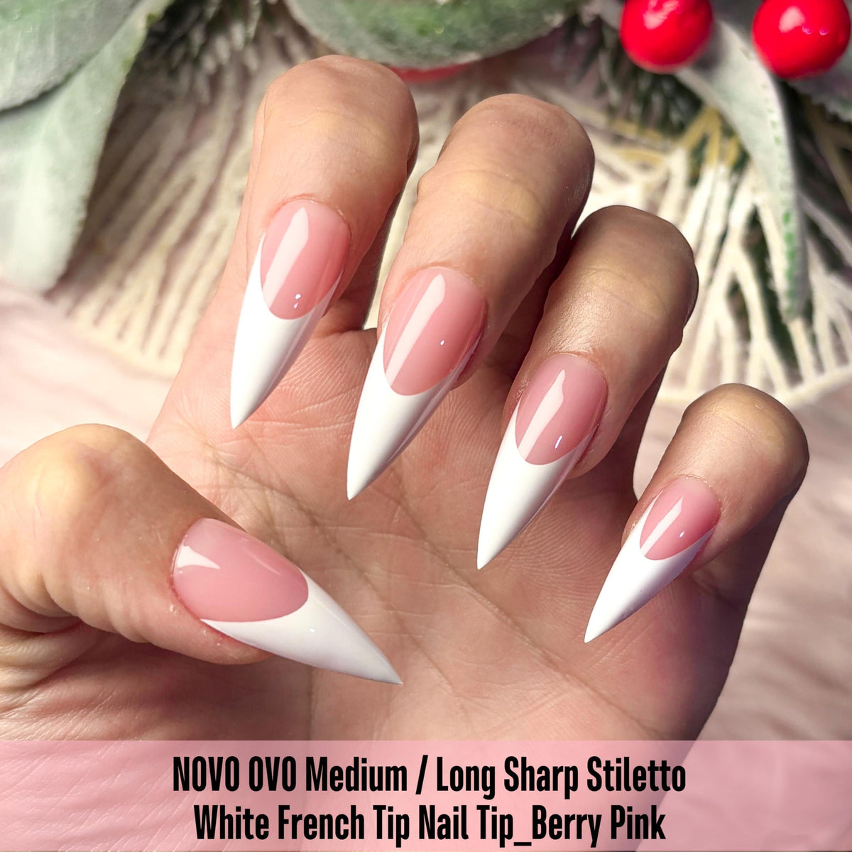 NOVO OVO close-up of sharp stiletto point highlighting precision fit
