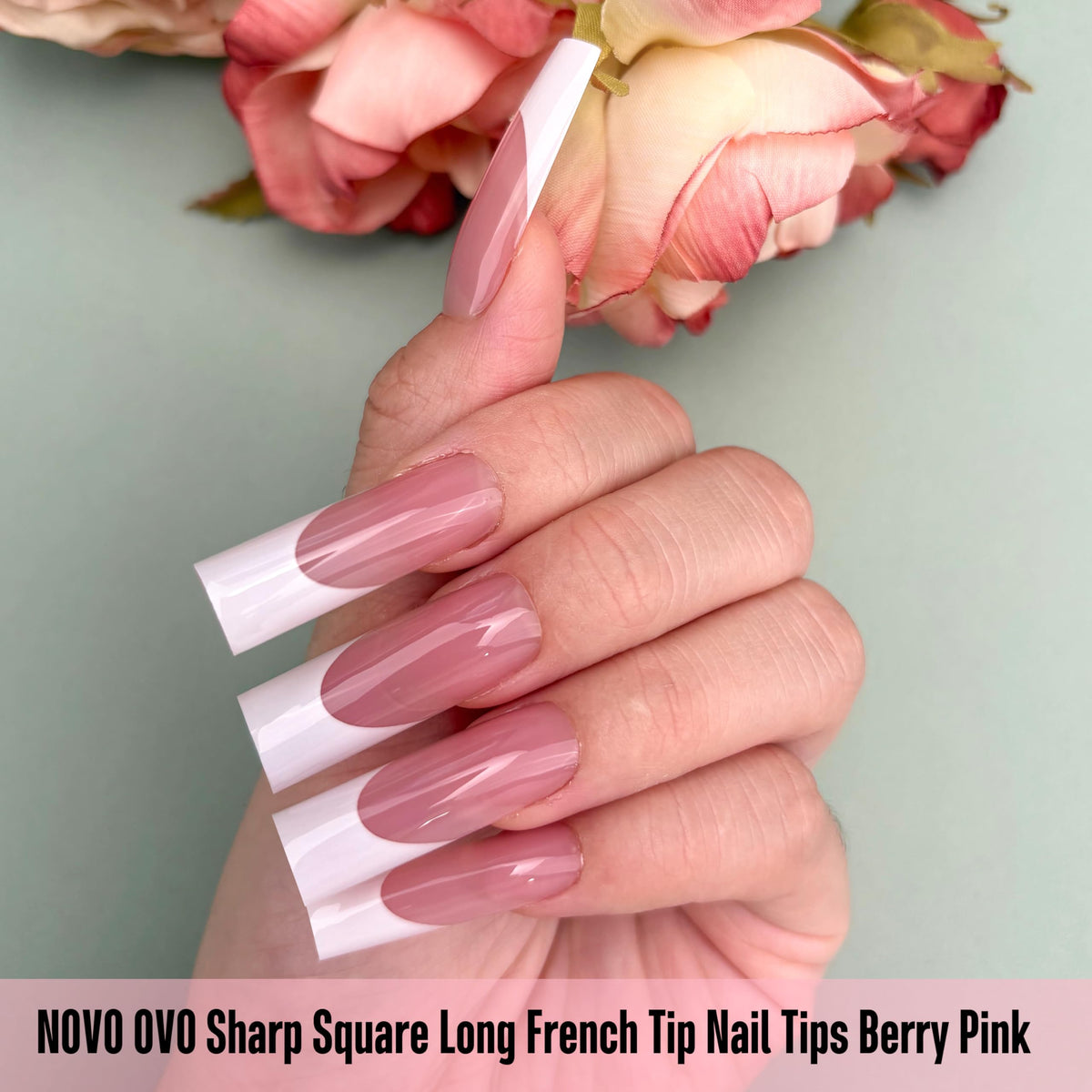 NOVO OVO close-up of pre-filed cuticle end for quick application