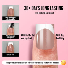 NOVO OVO close-up of soft-gel tip texture and brown-pink base for easy blending