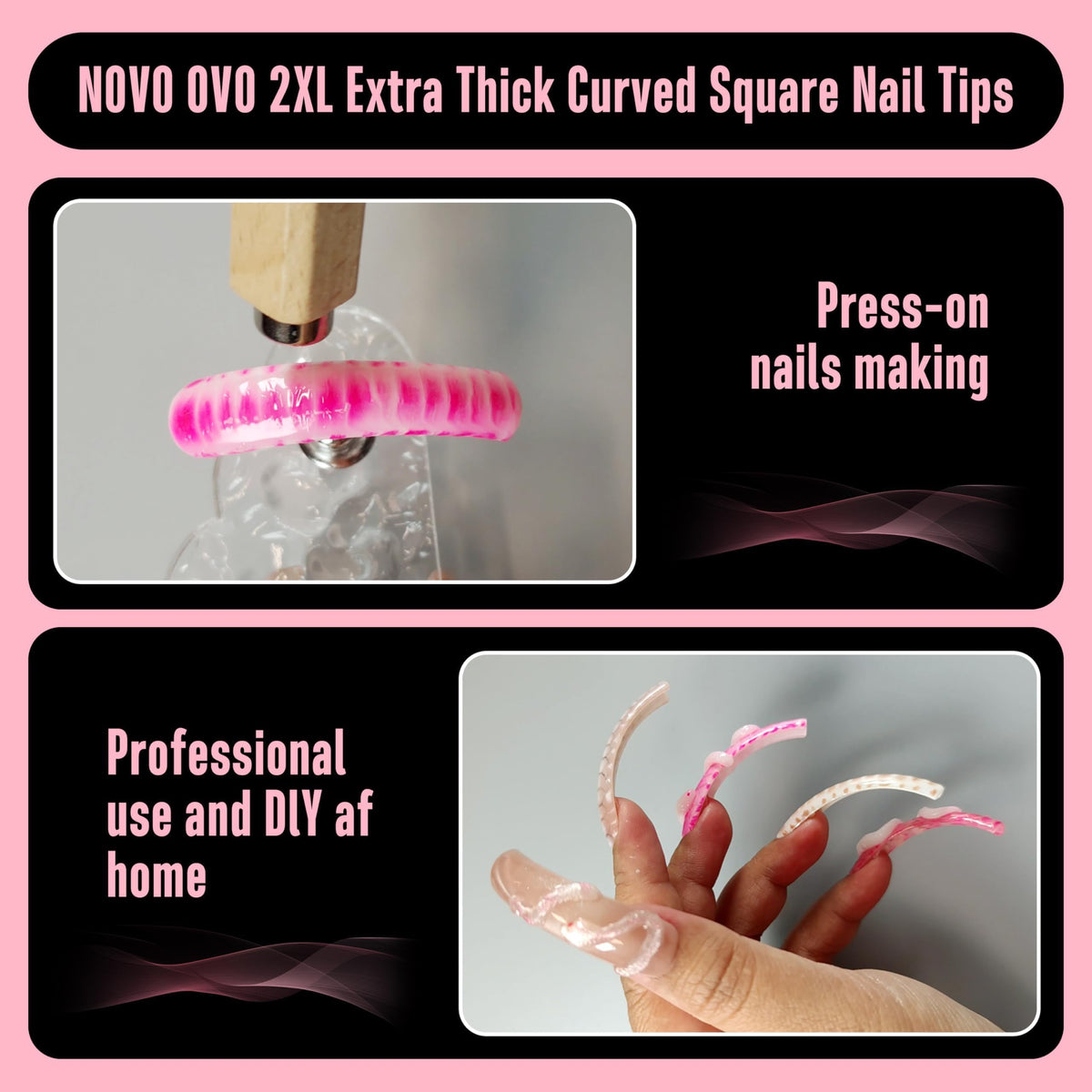 NOVO OVO close-up of top curve highlighting strong arch for dramatic claw shape