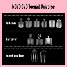 NOVO OVO thin rounded cuticle edge detail enabling minimal filing and smooth finish