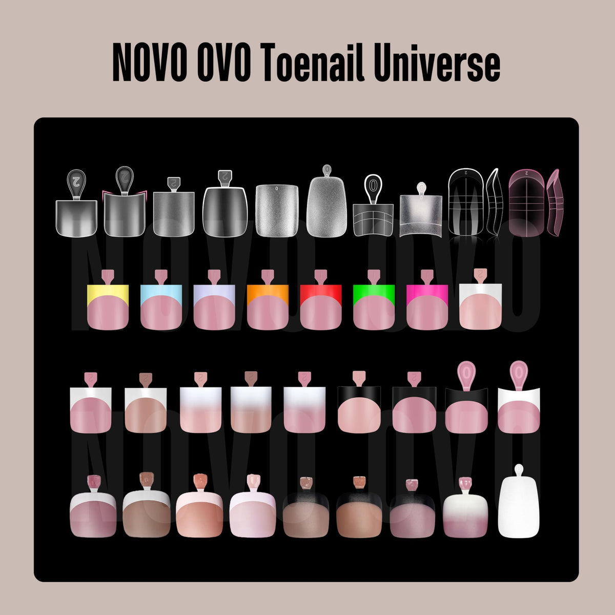 NOVO OVO close detail of pre-applied primer and base for faster prep