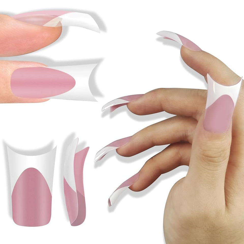 NOVO OVO front packaging berry pink showing full 150-piece kit and quick application benefit