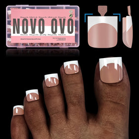NOVO OVO front packaging showing 240pcs set and pre-applied primer for quick use
