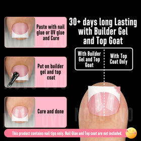 NOVO OVO enlarged handle and size label detail for easier placement during application