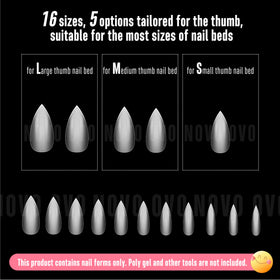 NOVO OVO in-use application on hand showing easy DIY press-on and polished finish