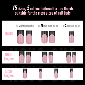 NOVO OVO nails applied on hands in salon setting, showcasing finished professional look