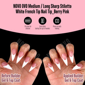 NOVO OVO length comparison with ruler showing the 31mm longest tip