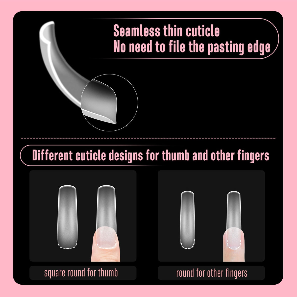 NOVO OVO tips beside ruler showing XL-XXL lengths for customizable trimming