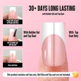 NOVO OVO dressed hand lifestyle image showing polished, wearable manicure