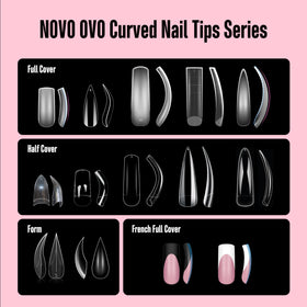 NOVO OVO lifestyle image of Halloween manicure emphasizing bold styling impact