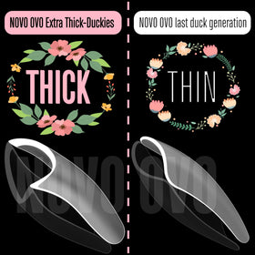 NOVO OVO close-up of moon curve cuticle shape for fast fitting