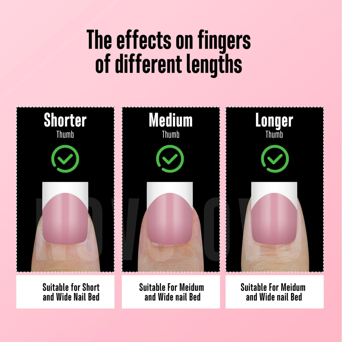 NOVO OVO hand model comparing size to fingertip for accurate scale and fit