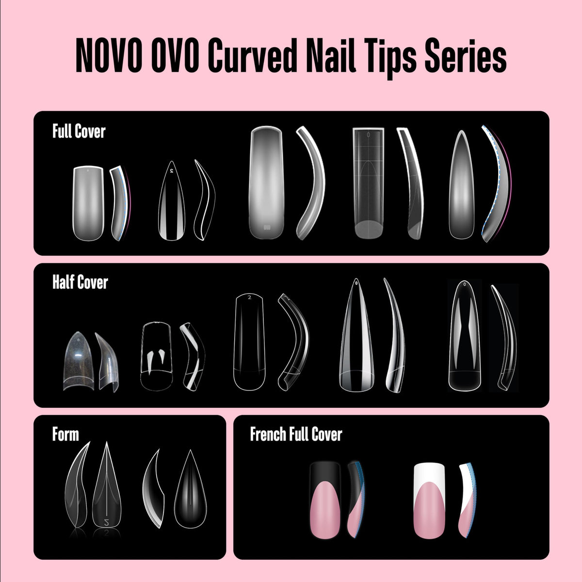 NOVO OVO size comparison on a hand model showing scale and fit guidance benefit