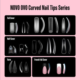 NOVO OVO trimmed tips compared to ruler to show customizable length benefit