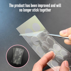NOVO OVO sheet applied on natural nail providing stable repair surface