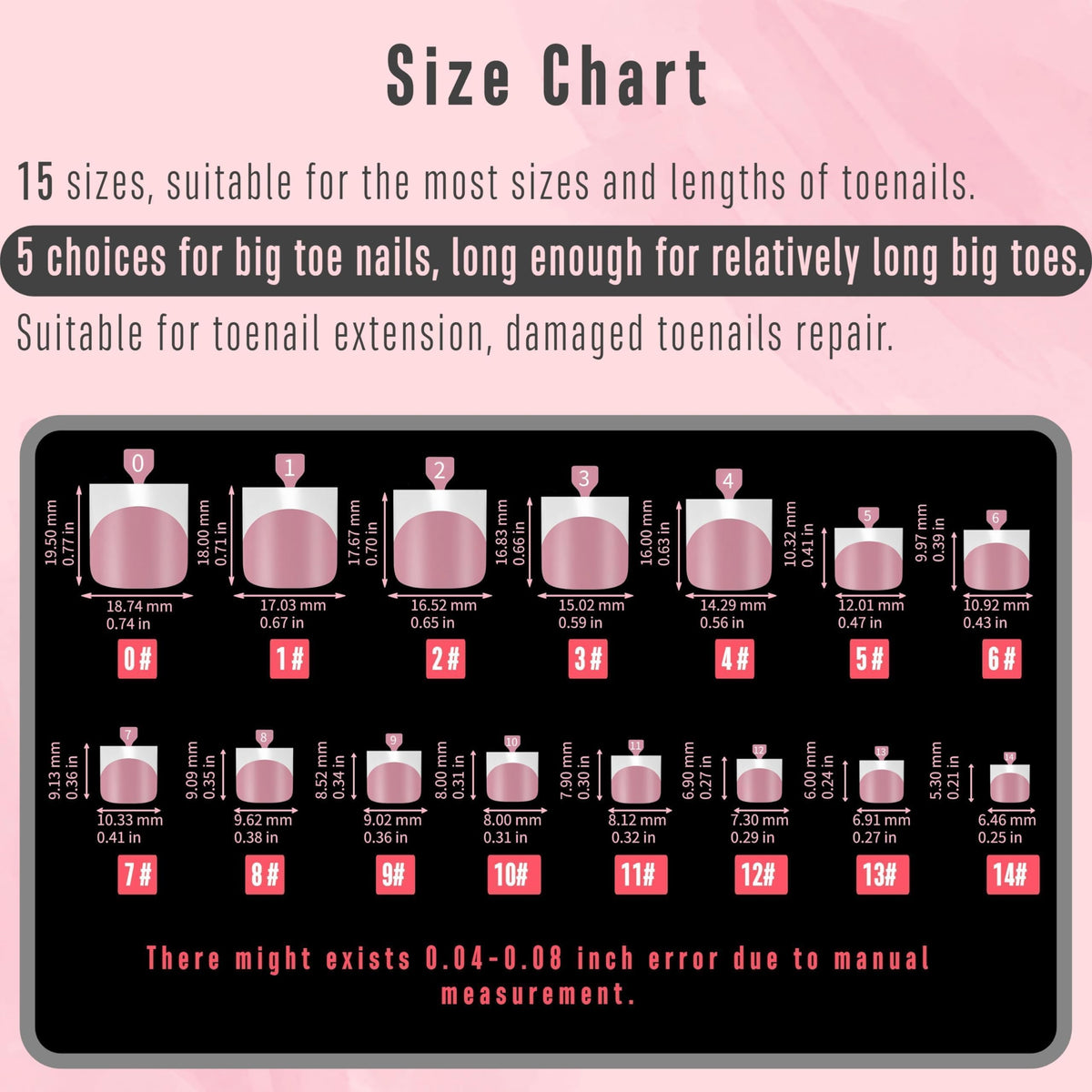 NOVO OVO size layout with 15 sizes visible for accurate fit selection