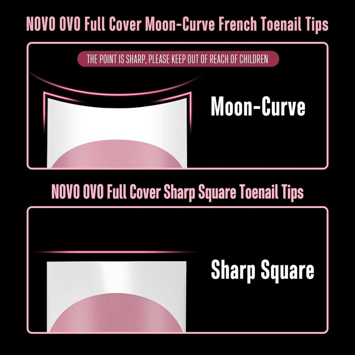 NOVO OVO thick sharp square edge profile for durable wear