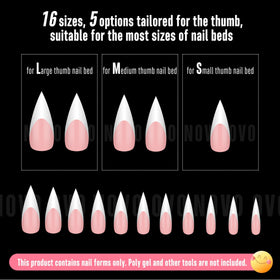 NOVO OVO shaping tools trimming a tip to show safe custom length benefit