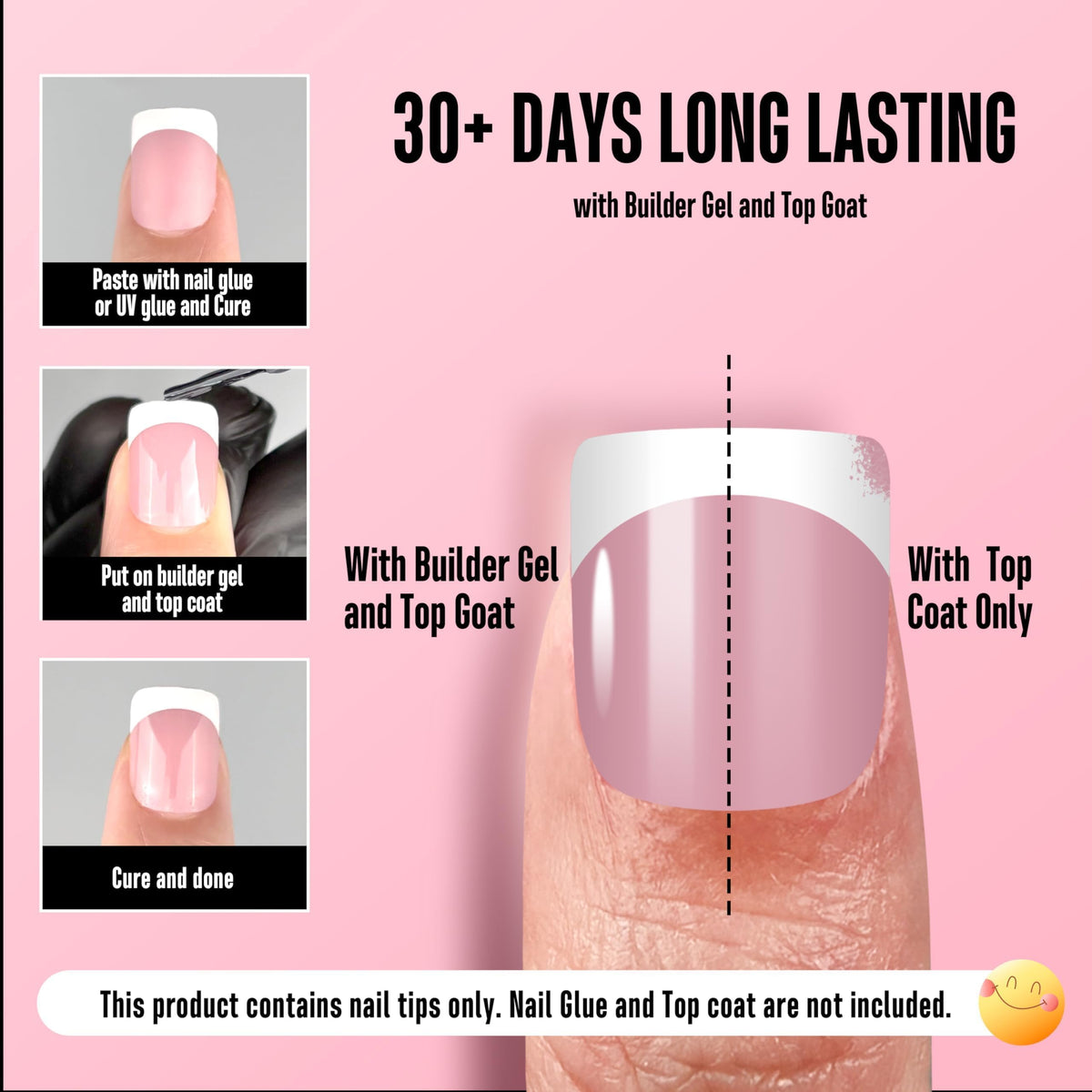 NOVO OVO application in use with hands demonstrating fast press-on or gel adhesion