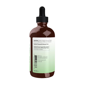 NOW Foods argan oil on hand illustrating quick absorption and moisturization