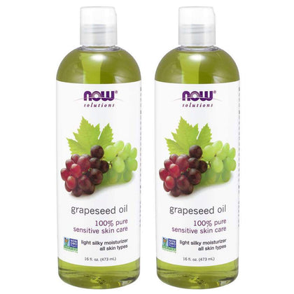NOW Foods front packaging showing two 16 oz bottles and brand clarity benefits