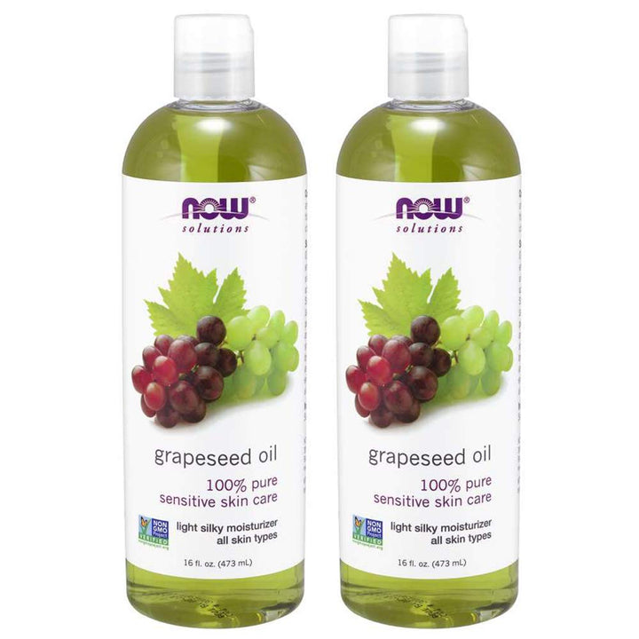 NOW Foods front packaging showing two 16 oz bottles and brand clarity benefits