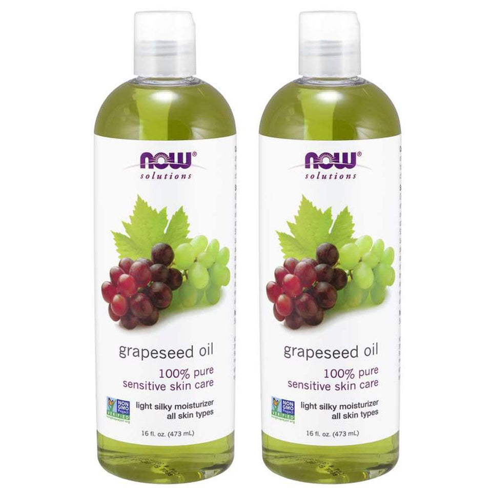 NOW Foods front packaging showing two 16 oz bottles and brand clarity benefits