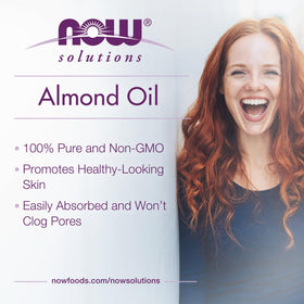 NOW Foods oil pouring to show thin texture and smooth application benefit