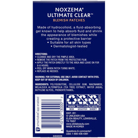 Noxzema hydrocolloid patch close-up showing thin texture benefit