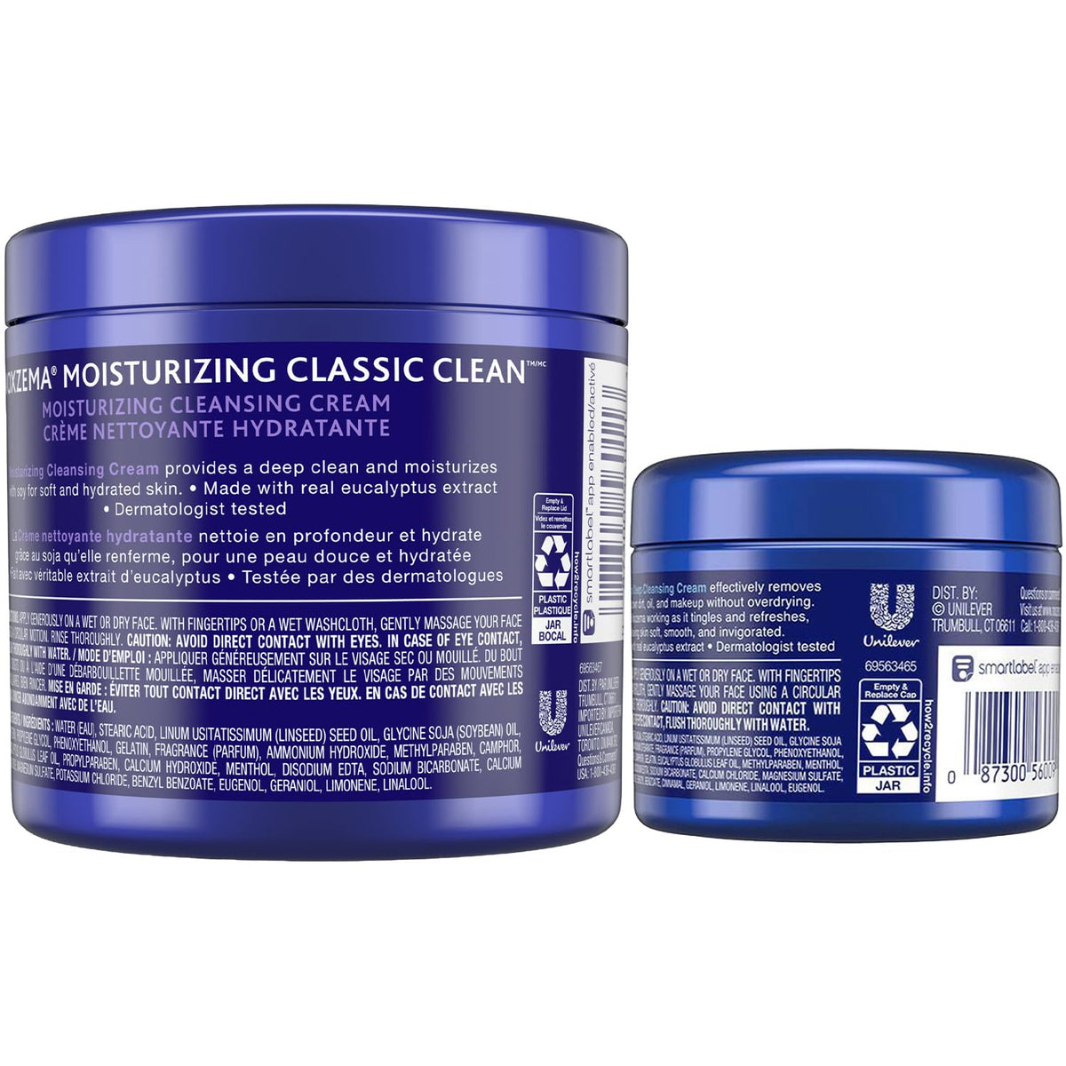 Noxzema travel 2 oz jar front showing compact convenience benefit