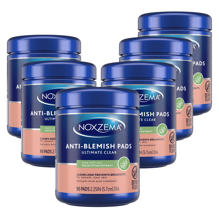 Noxzema front packaging showing product benefits and count for quick identification