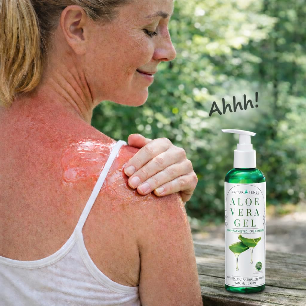 NTRSNS cooling after-sun application calming skin without sticky residue