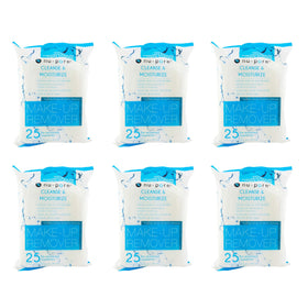 nu-pore front packaging showing six sealed packs, quick cleansing on the go