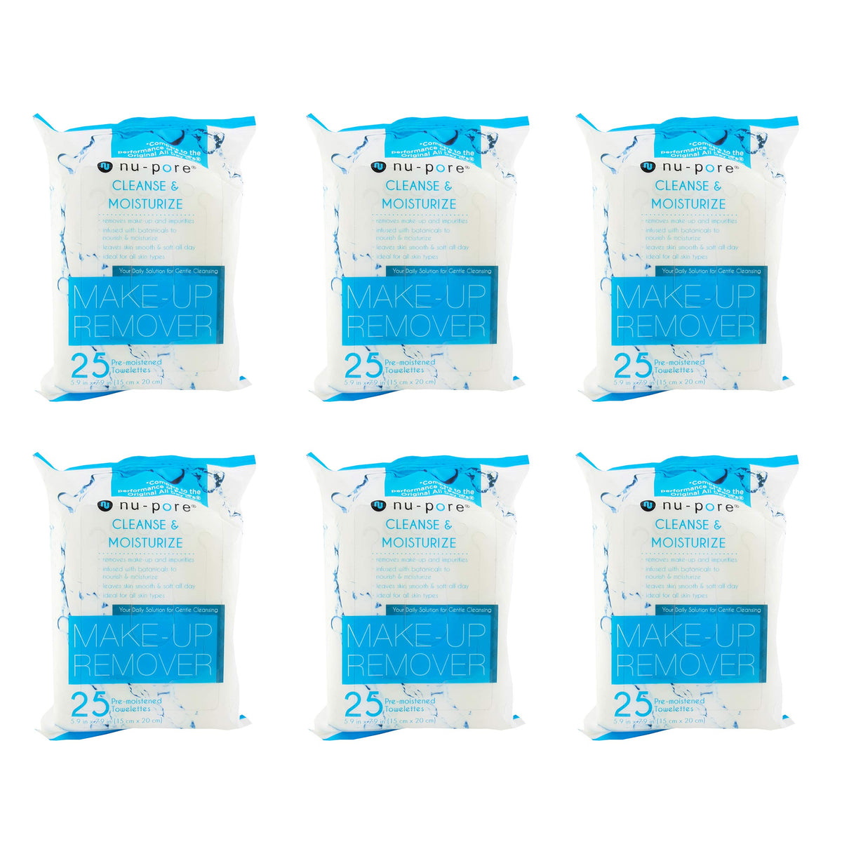 nu-pore wipe fabric close-up highlighting texture and gentle moisturizing benefit