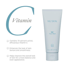 Nu Skin label detail showing ingredients and product info for informed selection