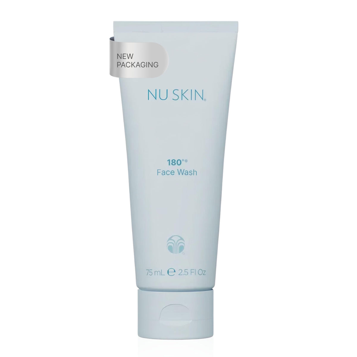 Nu Skin front packaging showing product and clear branding, highlighting a neat presentation